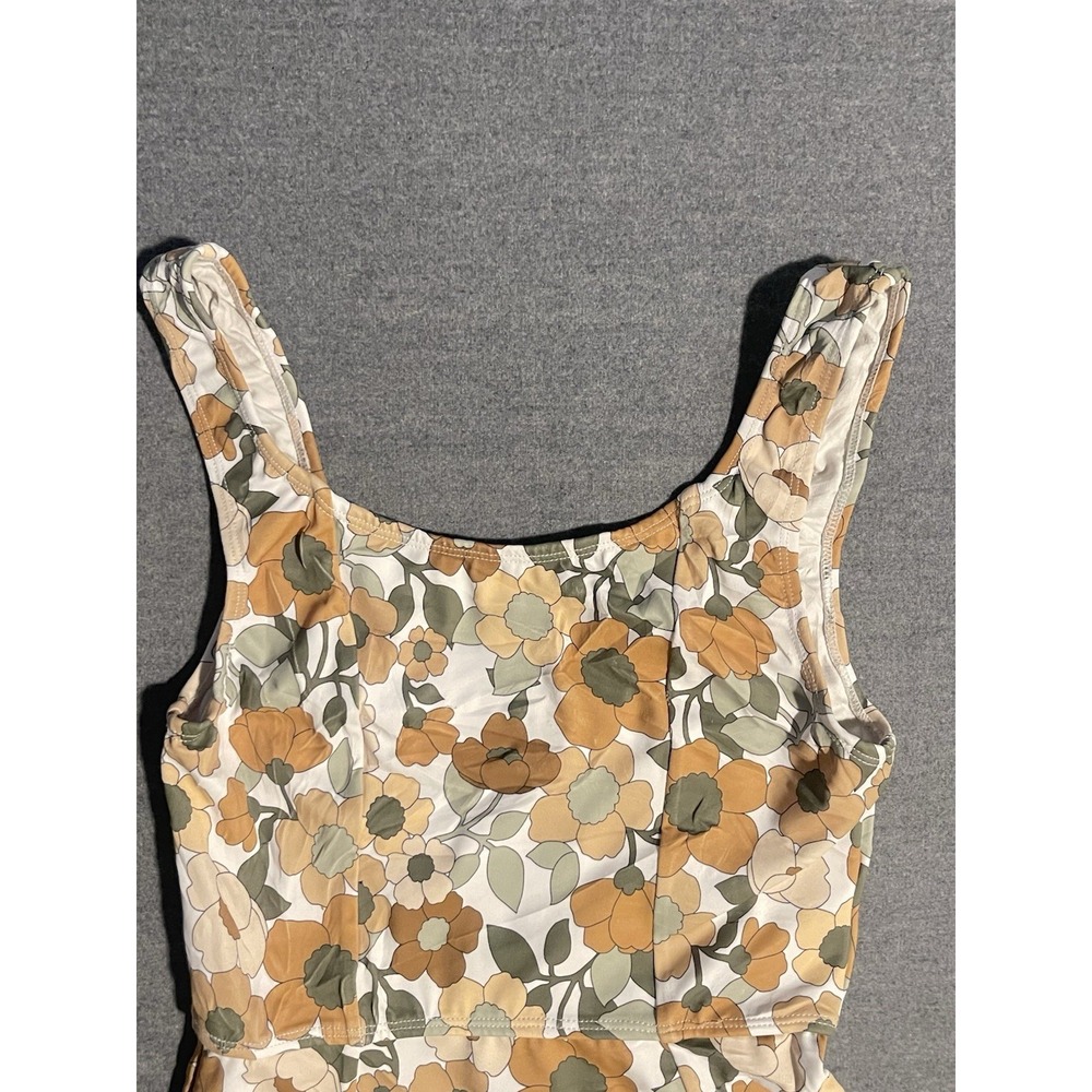 Belle The Label Retro Floral One Piece Swimsuit XS Cottagecore Vintage Style - Picture 5 of 6